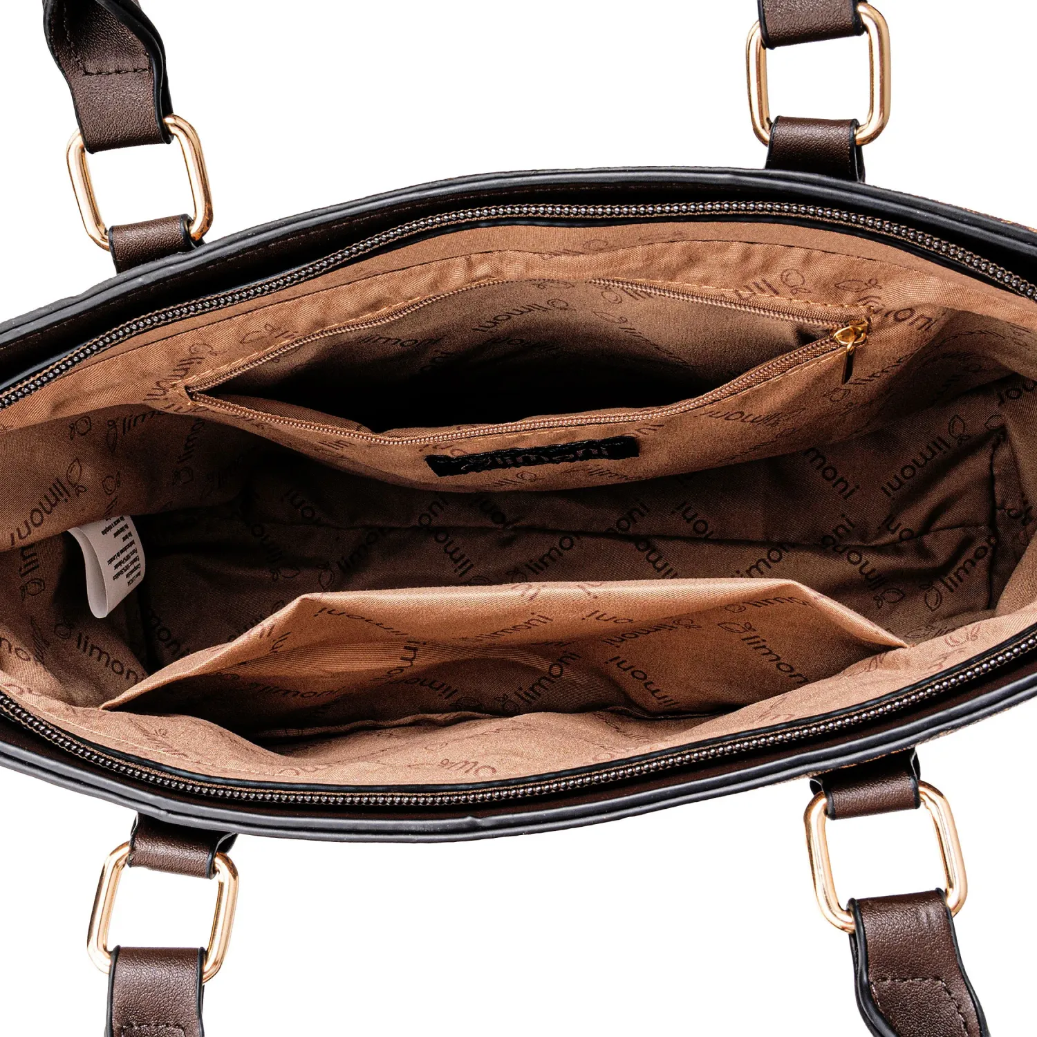 Cartera Limoni De Vestir Lucia color camel | Platanitos