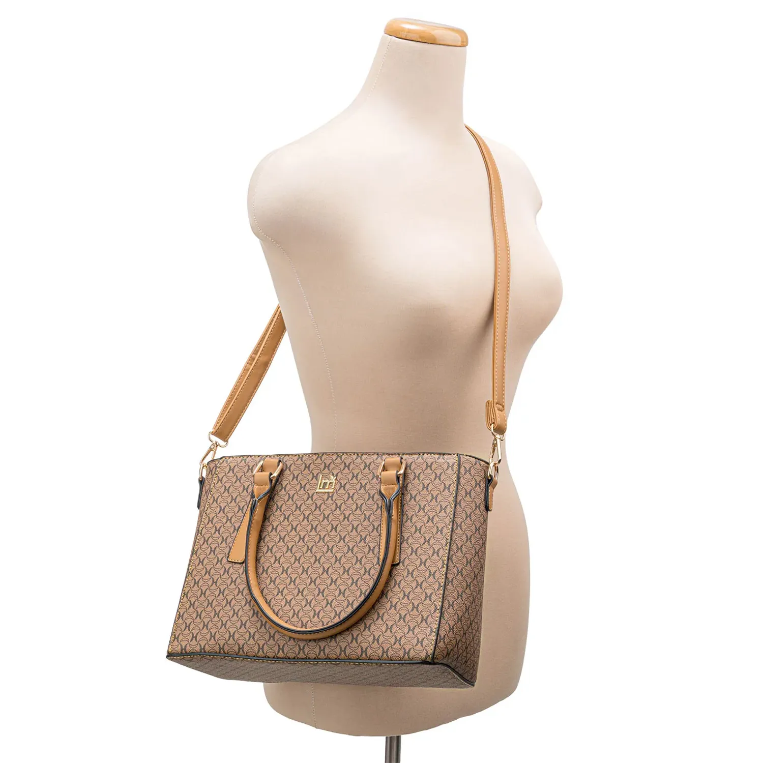 Cartera Limoni De Vestir Lucia color camel | Platanitos