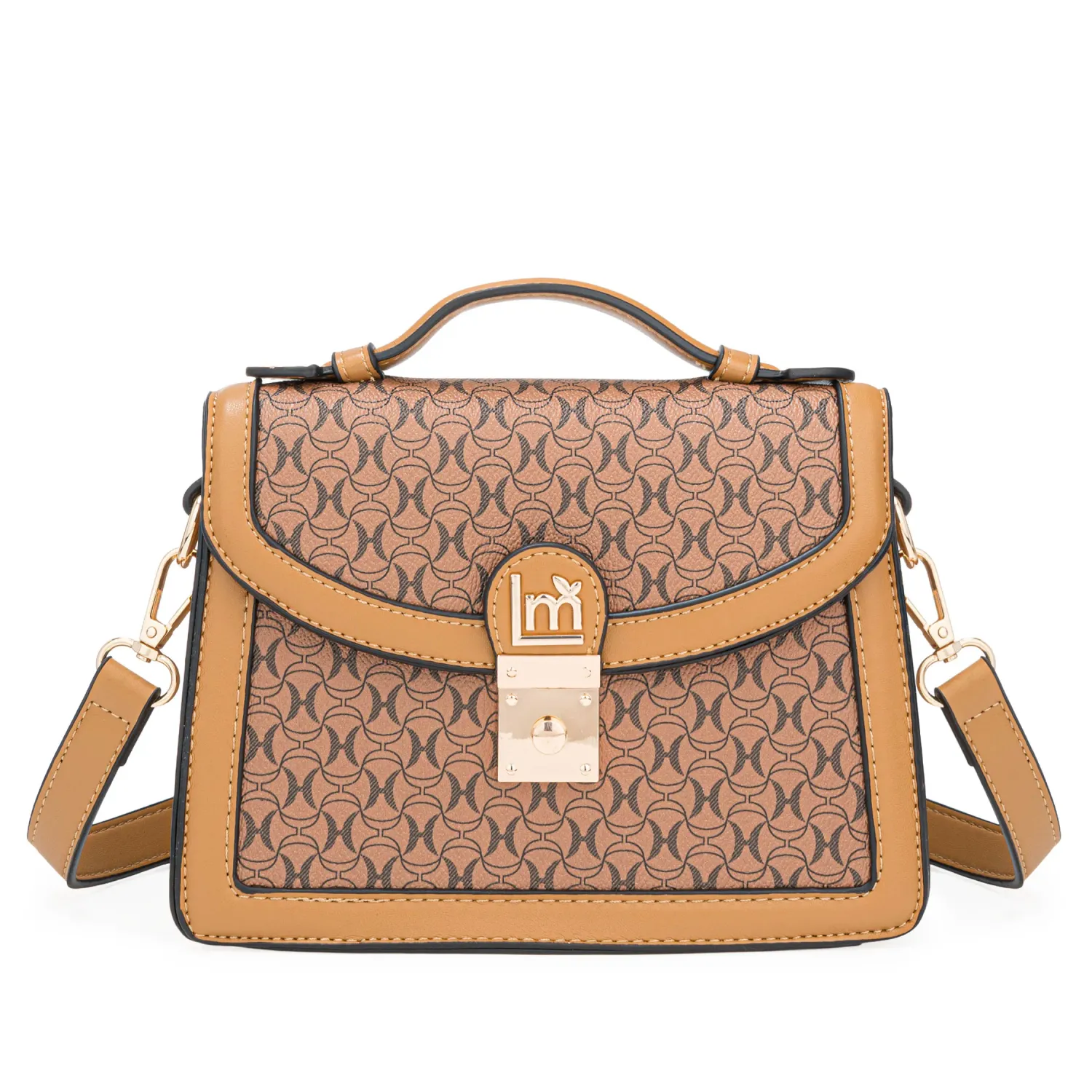 Cartera Limoni De Vestir Lucia-1 color camel | Platanitos