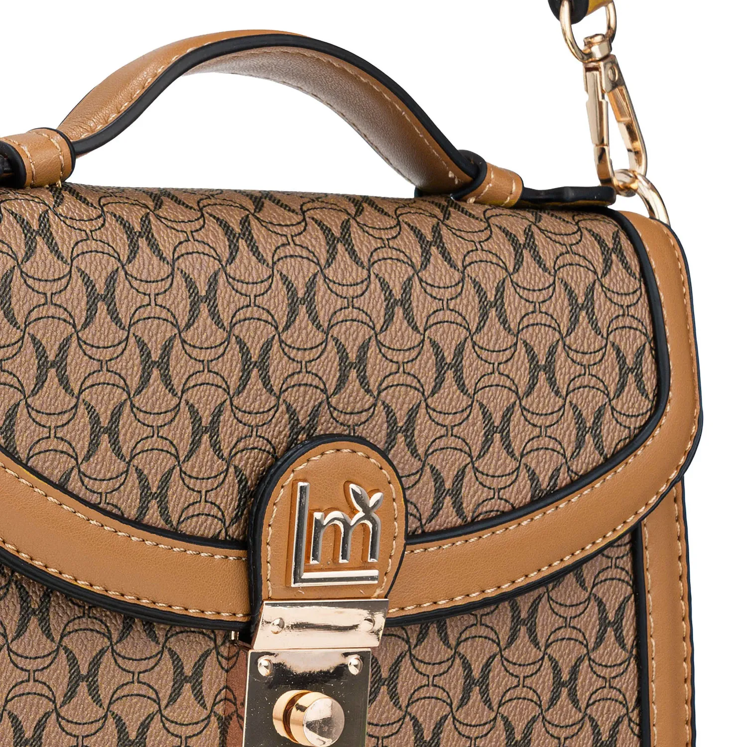 Cartera Limoni De Vestir Lucia-1 color camel | Platanitos