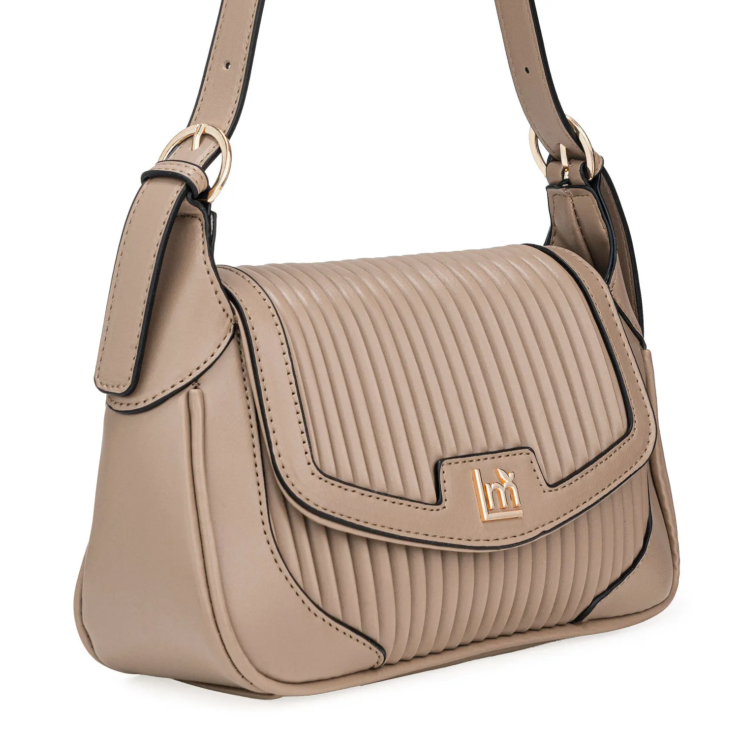 LIMONI Cartera Limoni De Vestir Arys color beige oscuro | Platanitos