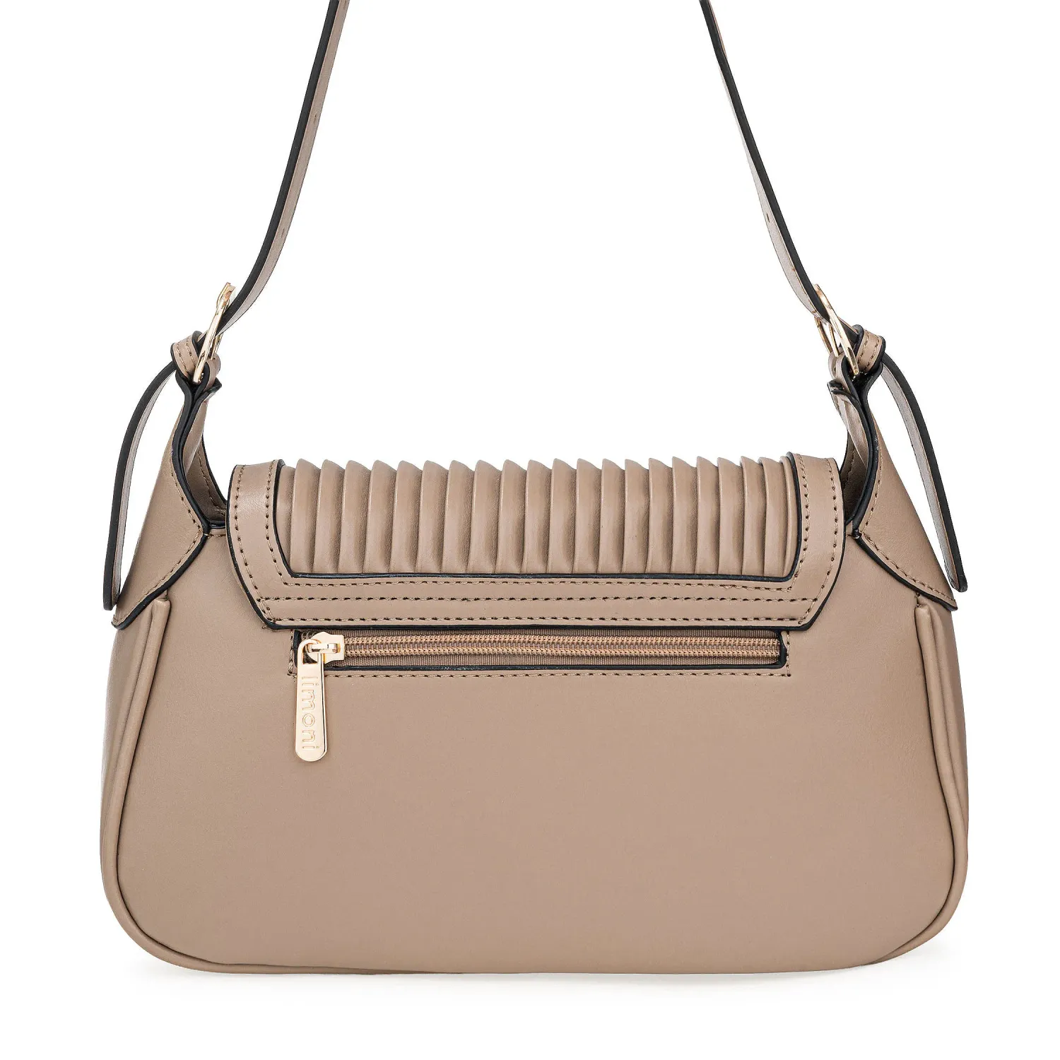 LIMONI Cartera Limoni De Vestir Arys color beige oscuro | Platanitos