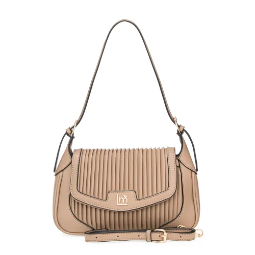 Cartera Limoni De Vestir Arys color beige | Platanitos