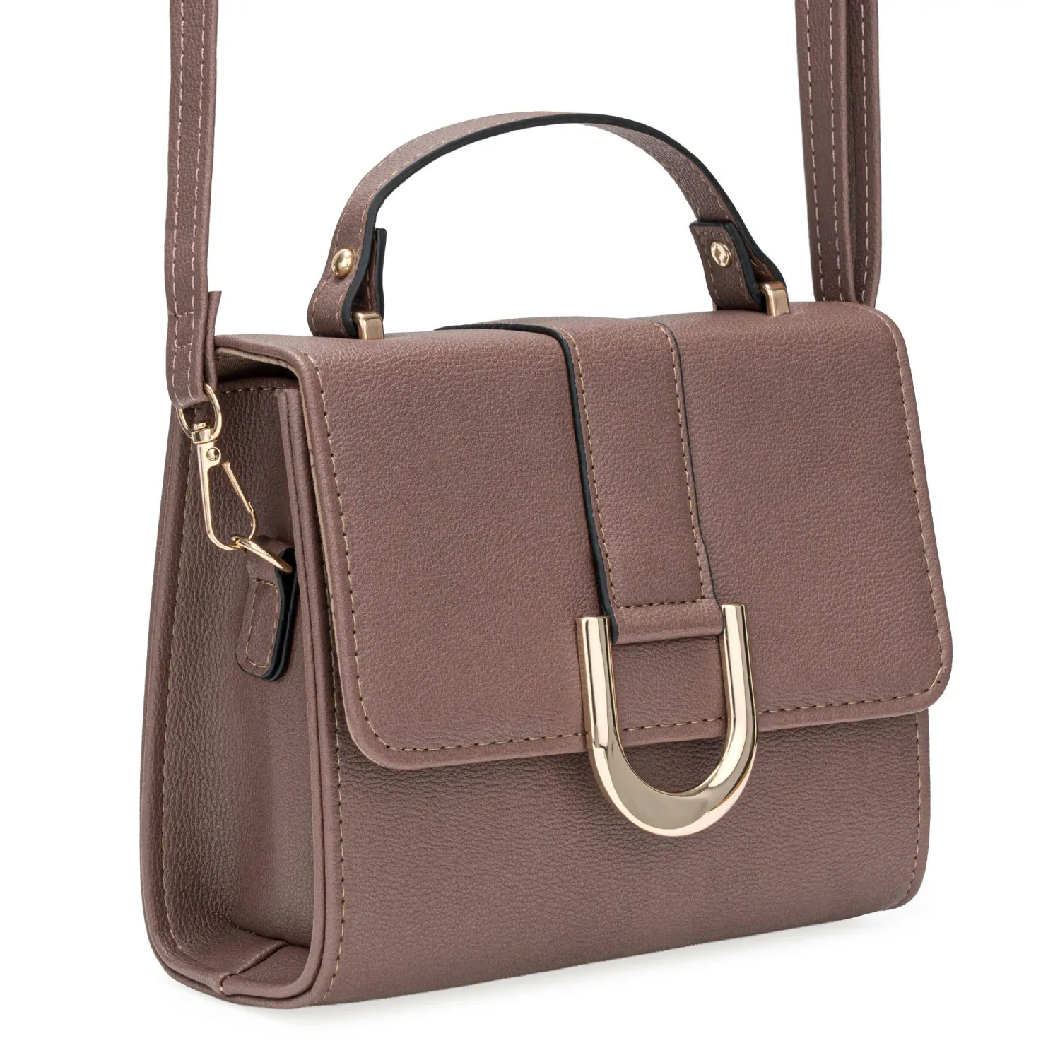 Cartera Limoni De Vestir Shanti color camel | Platanitos