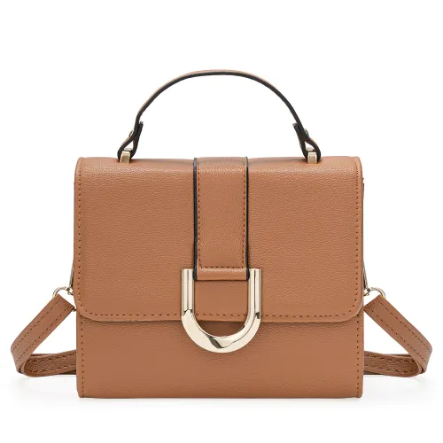 Cartera Limoni De Vestir Shanti color marron | Platanitos