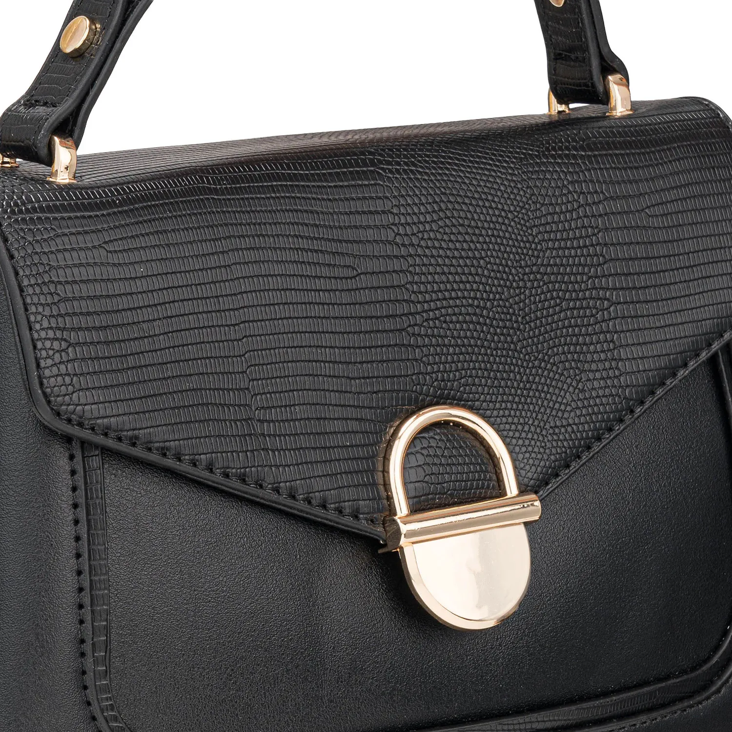 Cartera Limoni De Vestir Karina color negro | Platanitos