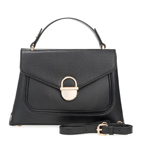 Cartera Limoni De Vestir Karina color negro | Platanitos