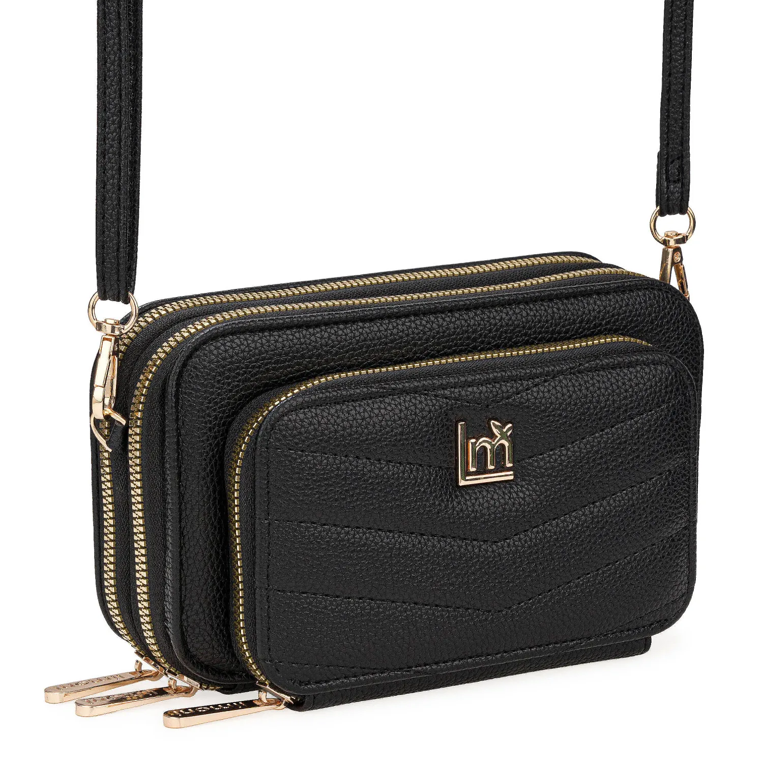 Cartera Limoni Casual Jezabel color negro | Platanitos