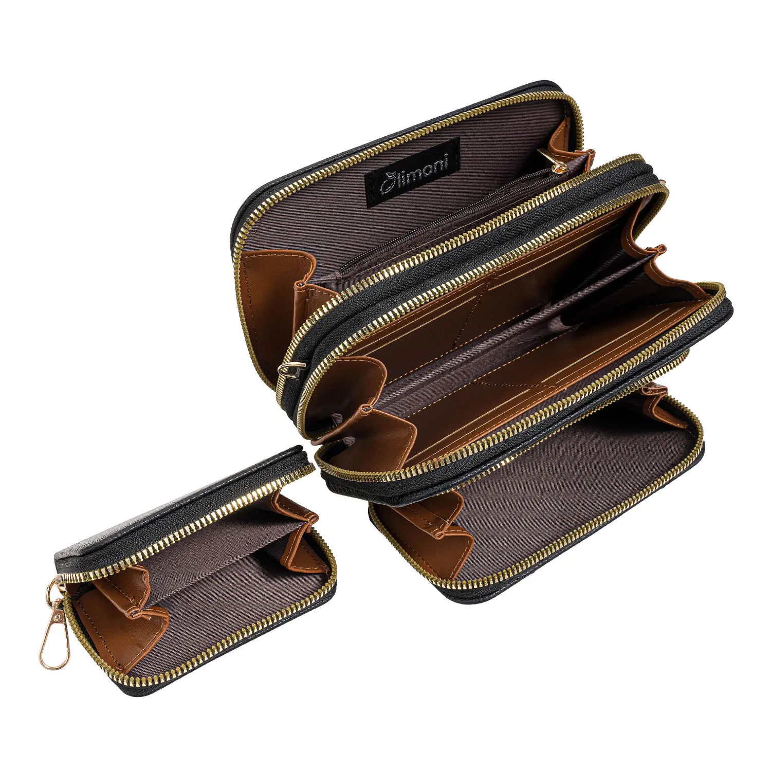 Cartera Limoni Casual Jezabel color negro | Platanitos