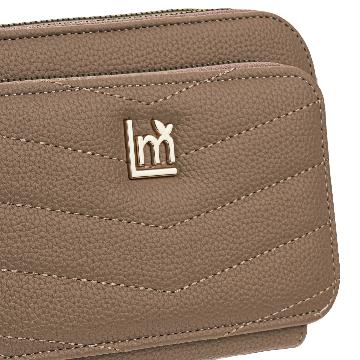 Cartera Limoni Casual Jezabel color beige oscuro | Platanitos