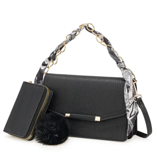 Cartera Limoni Casual Ruth color negro | Platanitos