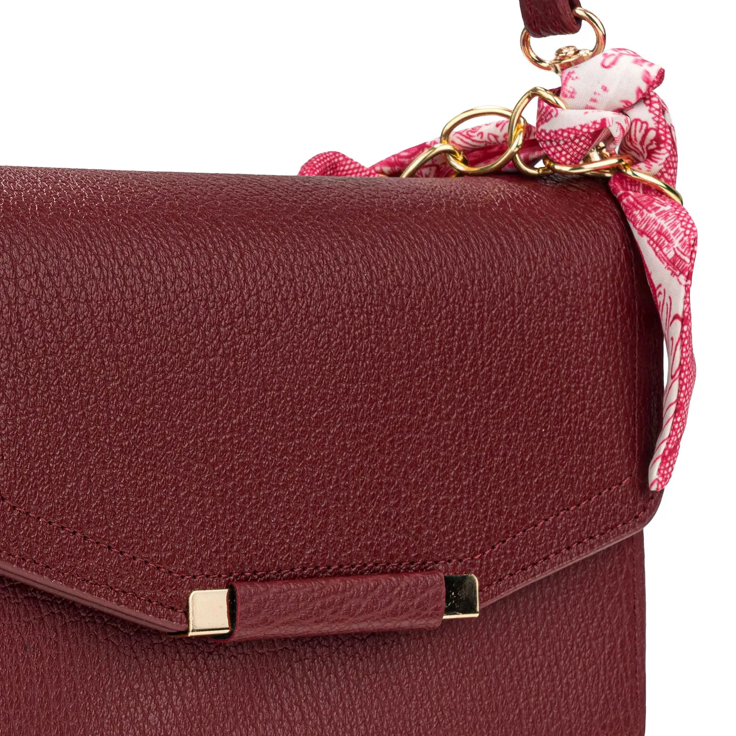 Cartera Limoni Casual Ruth color guinda | Platanitos