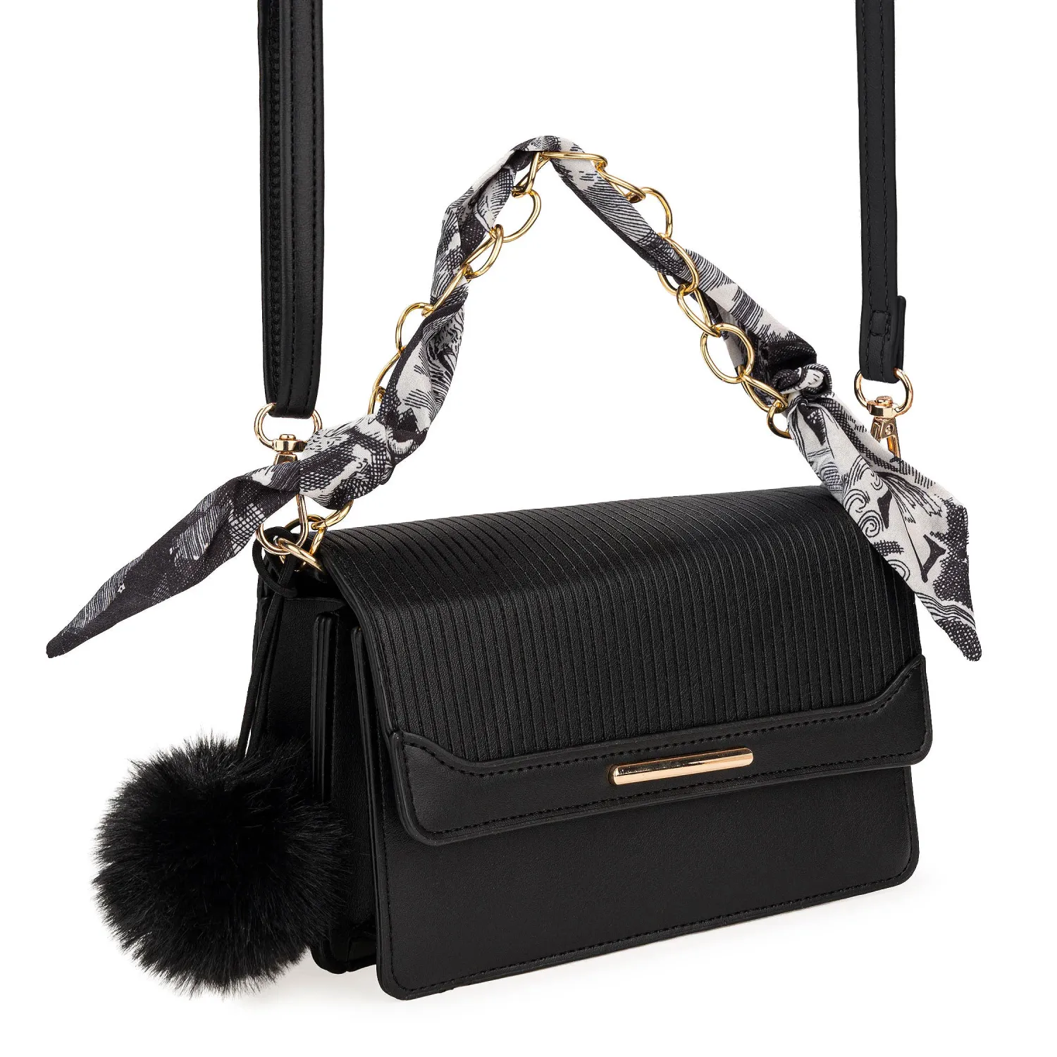 Cartera Limoni Casual Jimena color negro | Platanitos