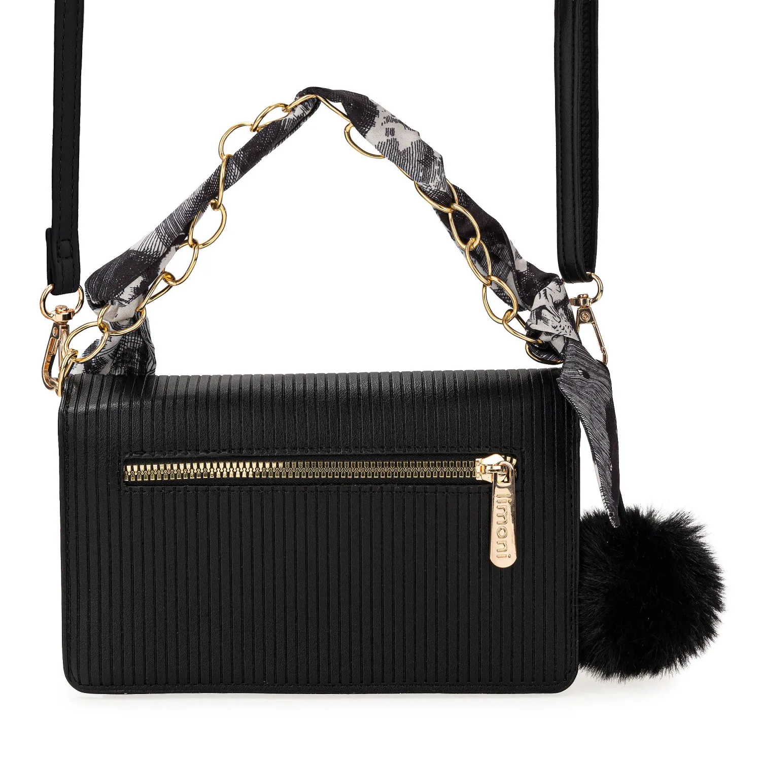 Cartera Limoni Casual Jimena color negro | Platanitos