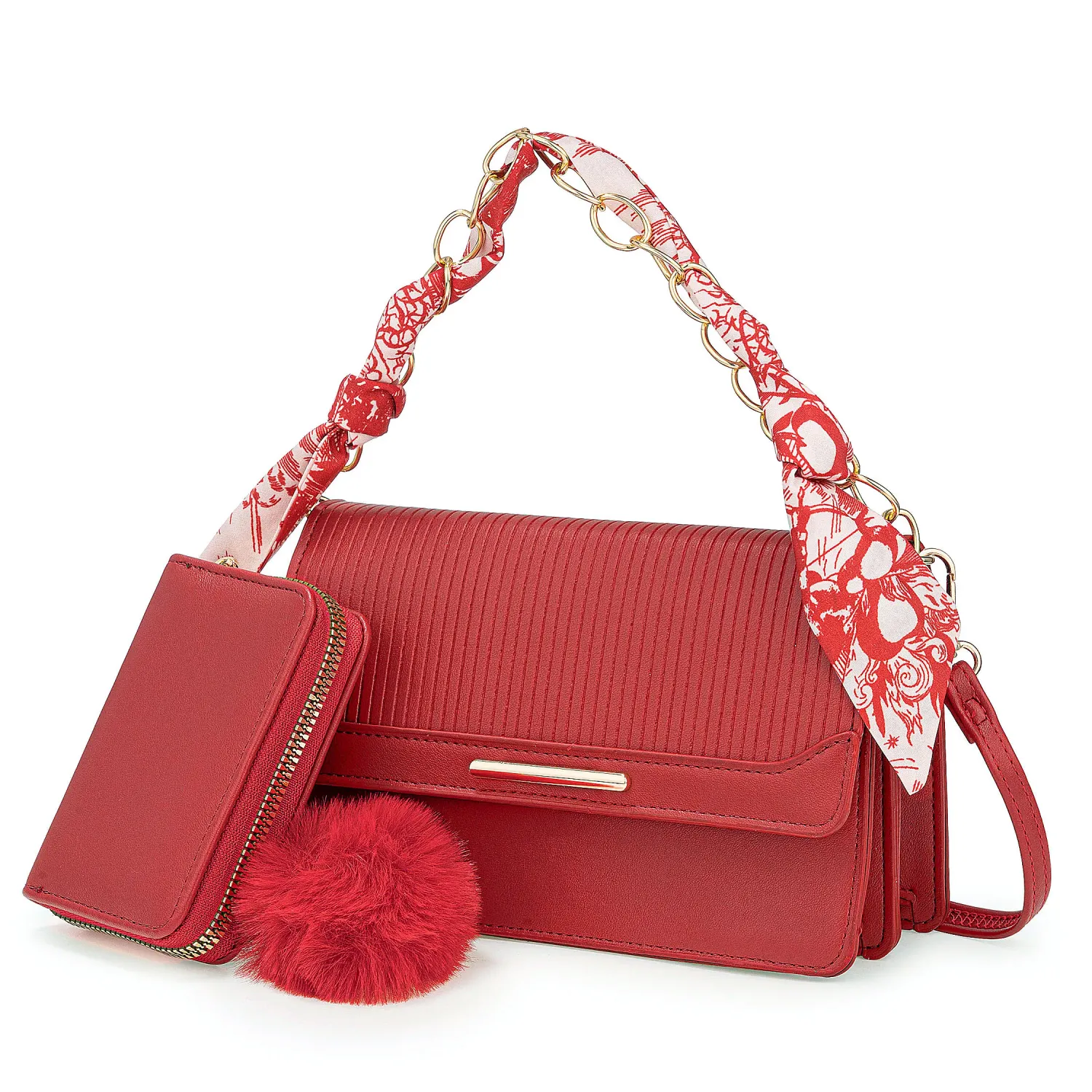 Cartera Limoni Casual Jimena color rojo | Platanitos