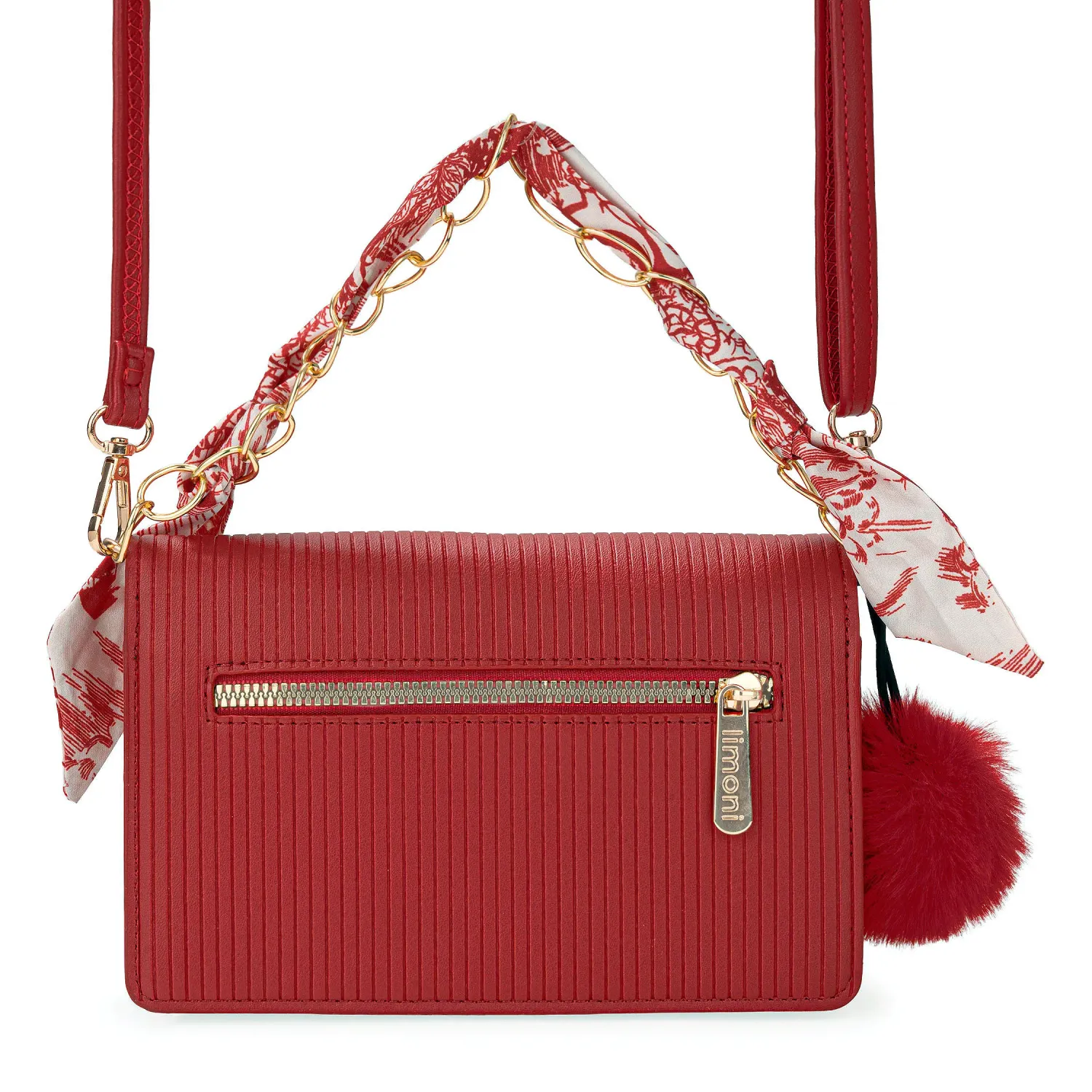 Cartera Limoni Casual Jimena color rojo | Platanitos
