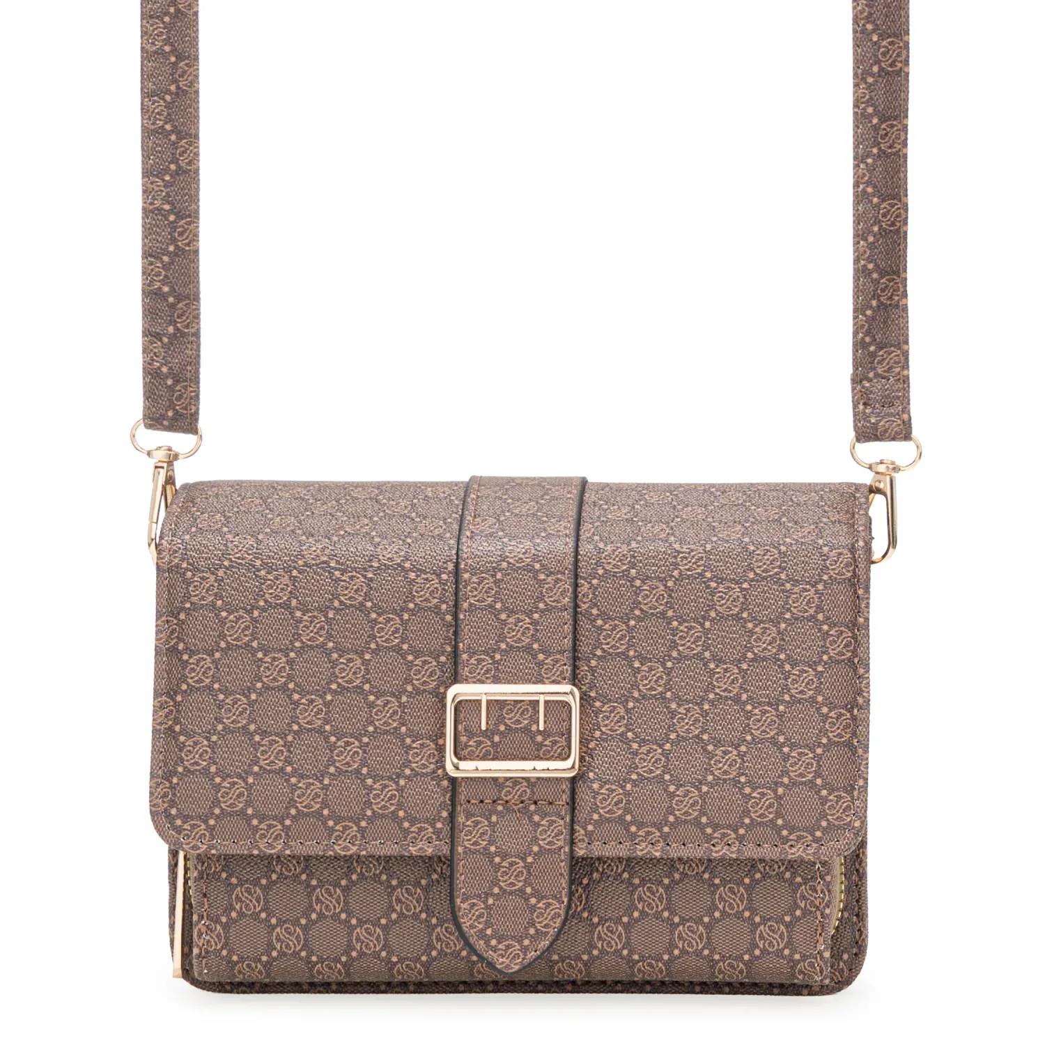 Cartera Limoni Casual Nicole color marron | Platanitos