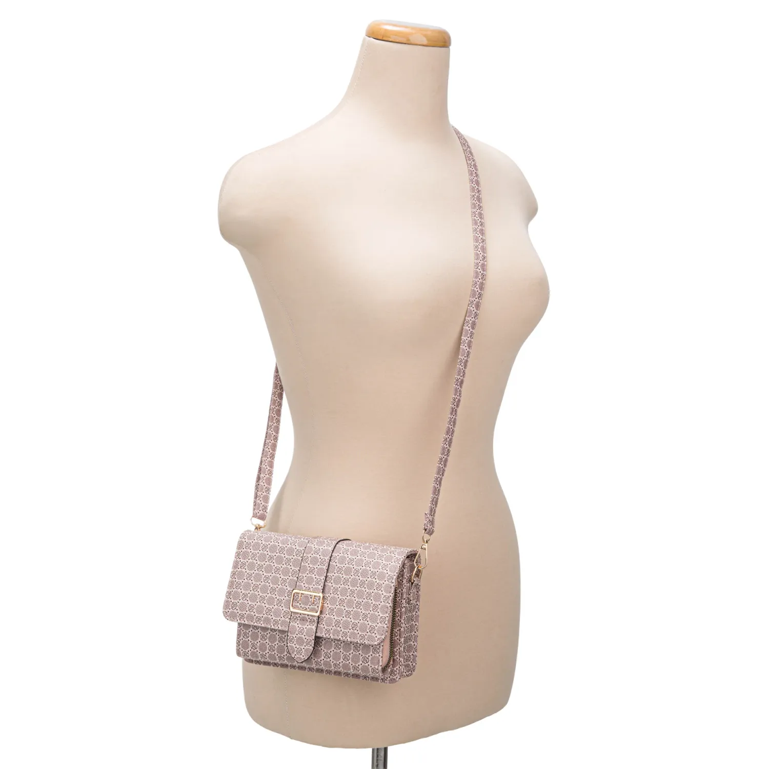 Cartera Limoni Casual Nicole color rosado | Platanitos