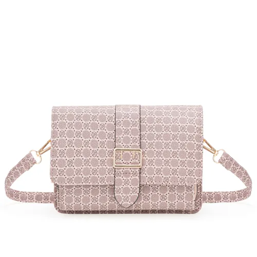 Cartera Limoni Casual Nicole color rosado | Platanitos