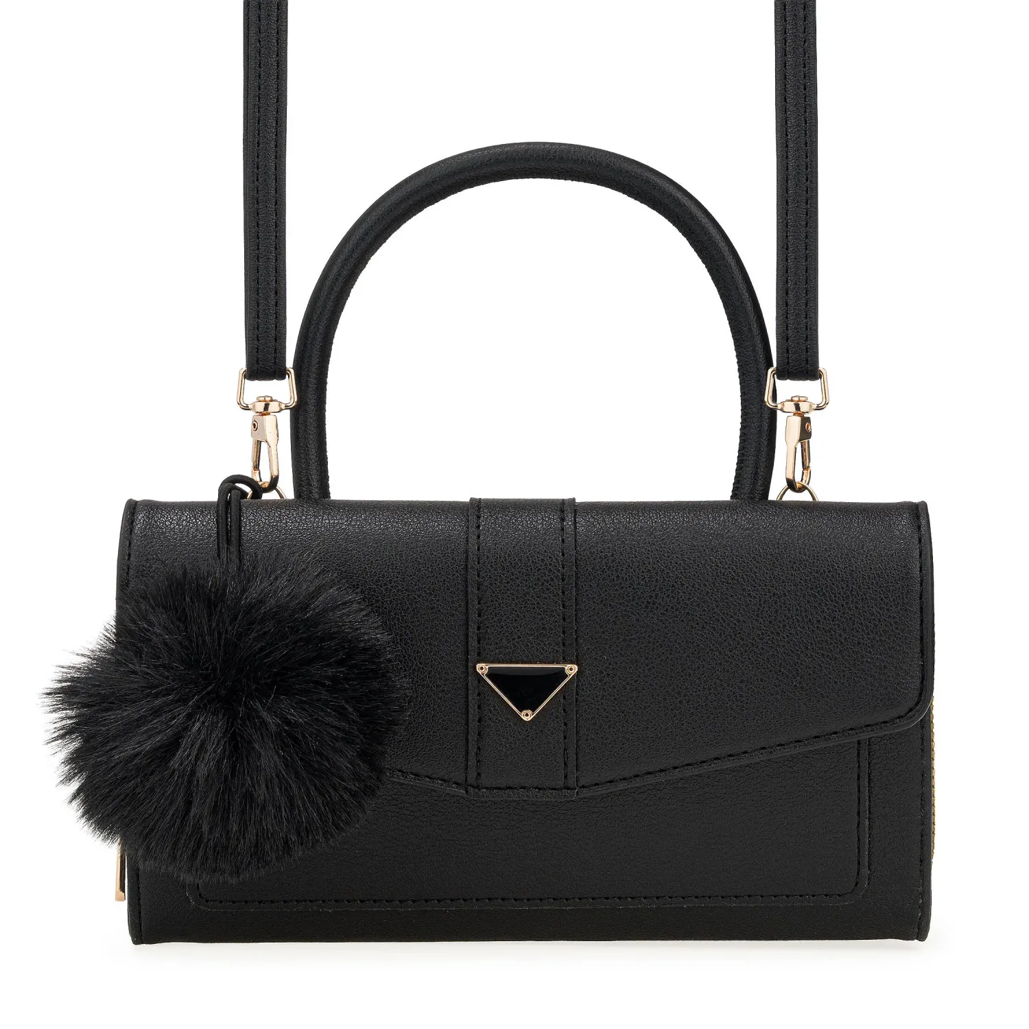 Cartera Limoni Casual Eloise color negro | Platanitos