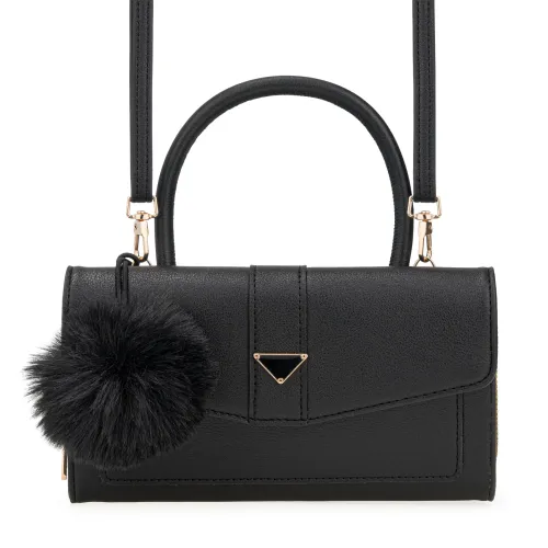 Cartera Limoni Casual Eloise color negro | Platanitos