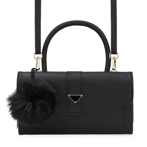 Cartera Limoni Casual Eloise color negro | Platanitos