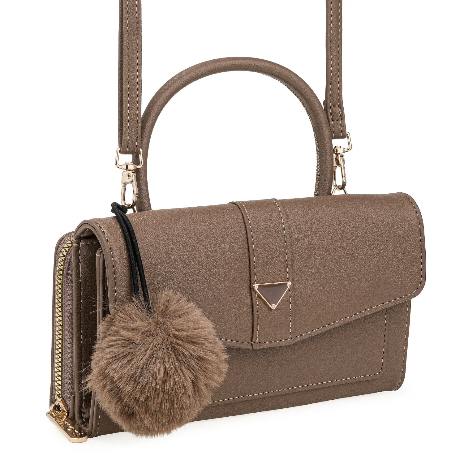 LIMONI Cartera Limoni Casual Eloise color topo | Platanitos