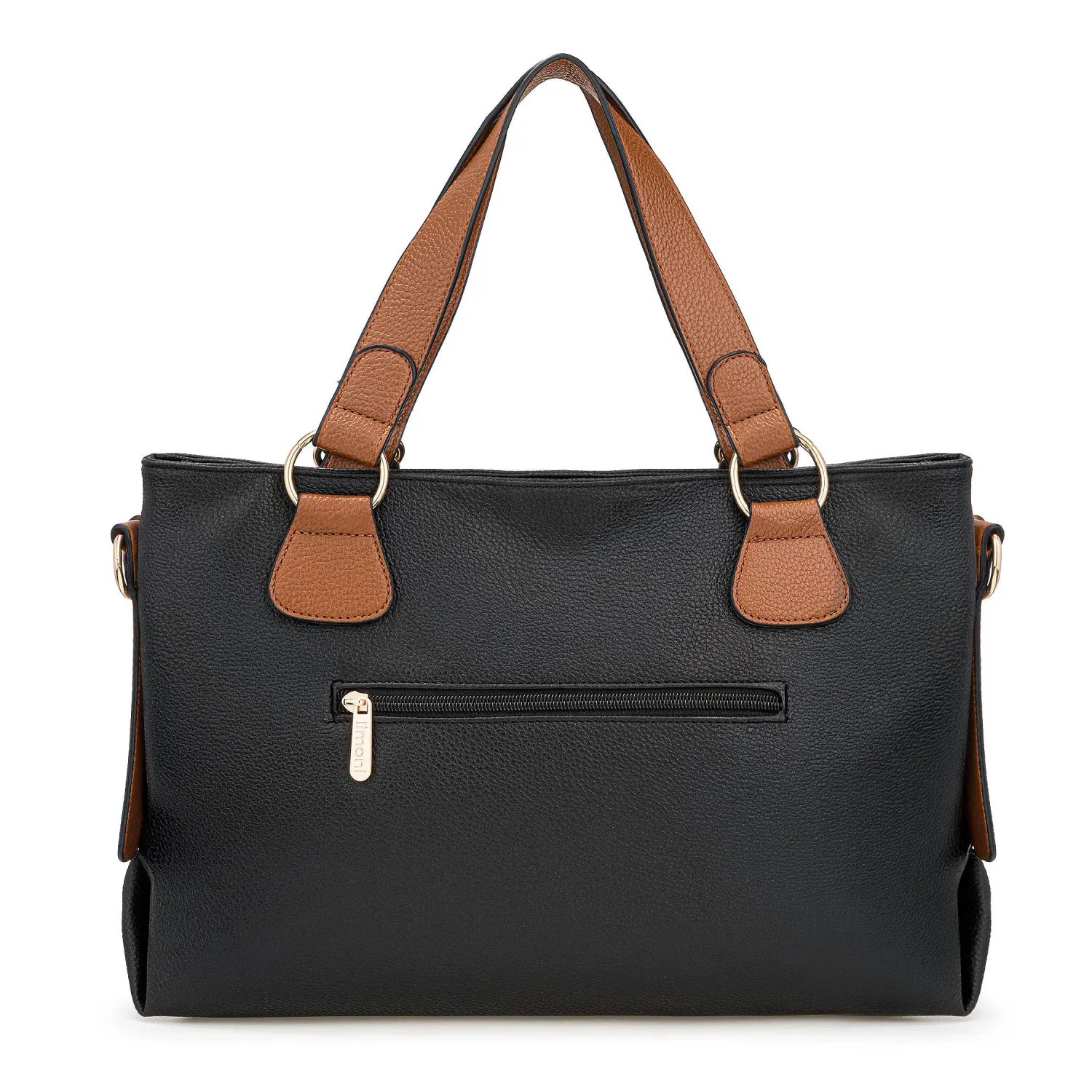 Cartera Limoni Casual Giselle color negro / marron | Platanitos