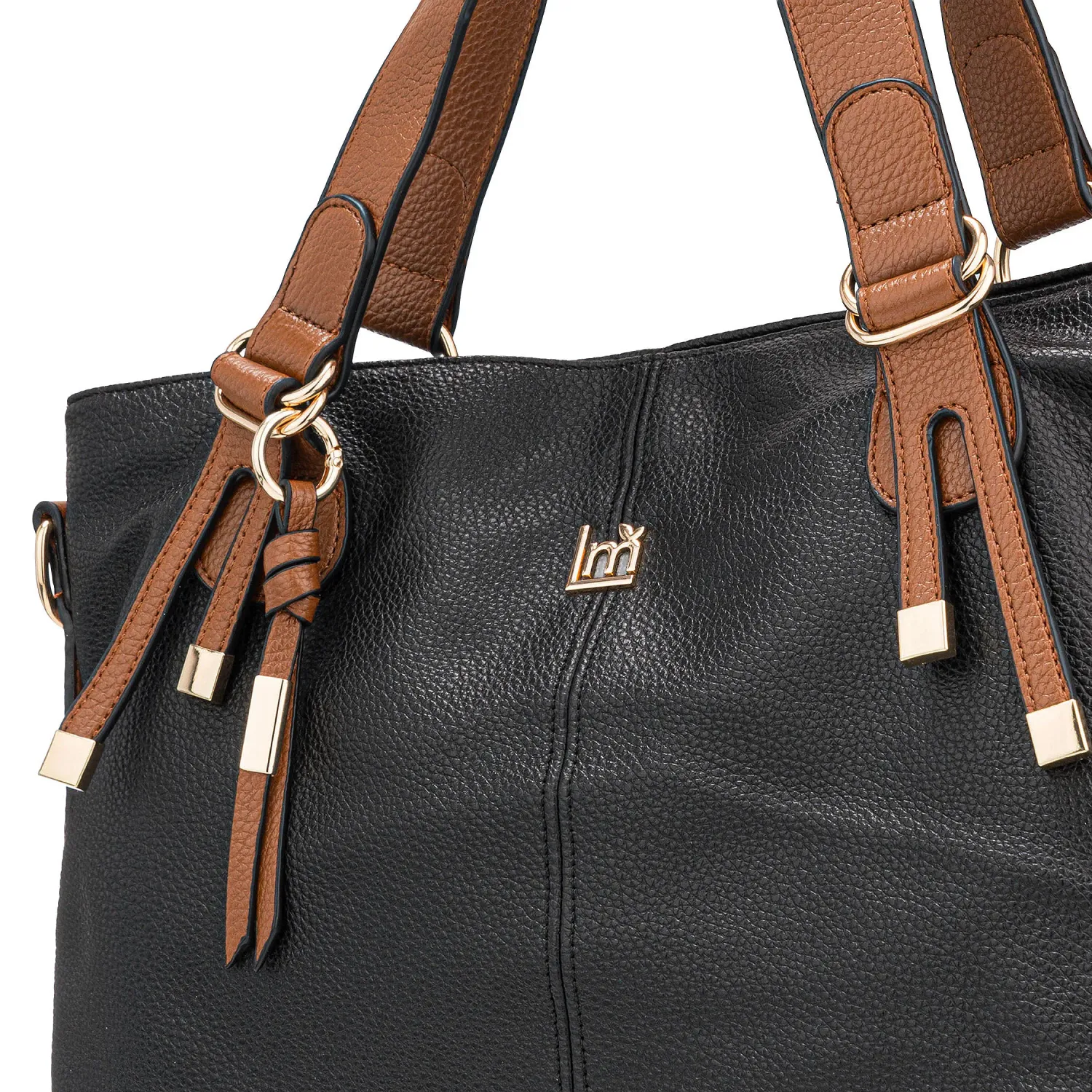 Cartera Limoni Casual Giselle color negro / marron | Platanitos