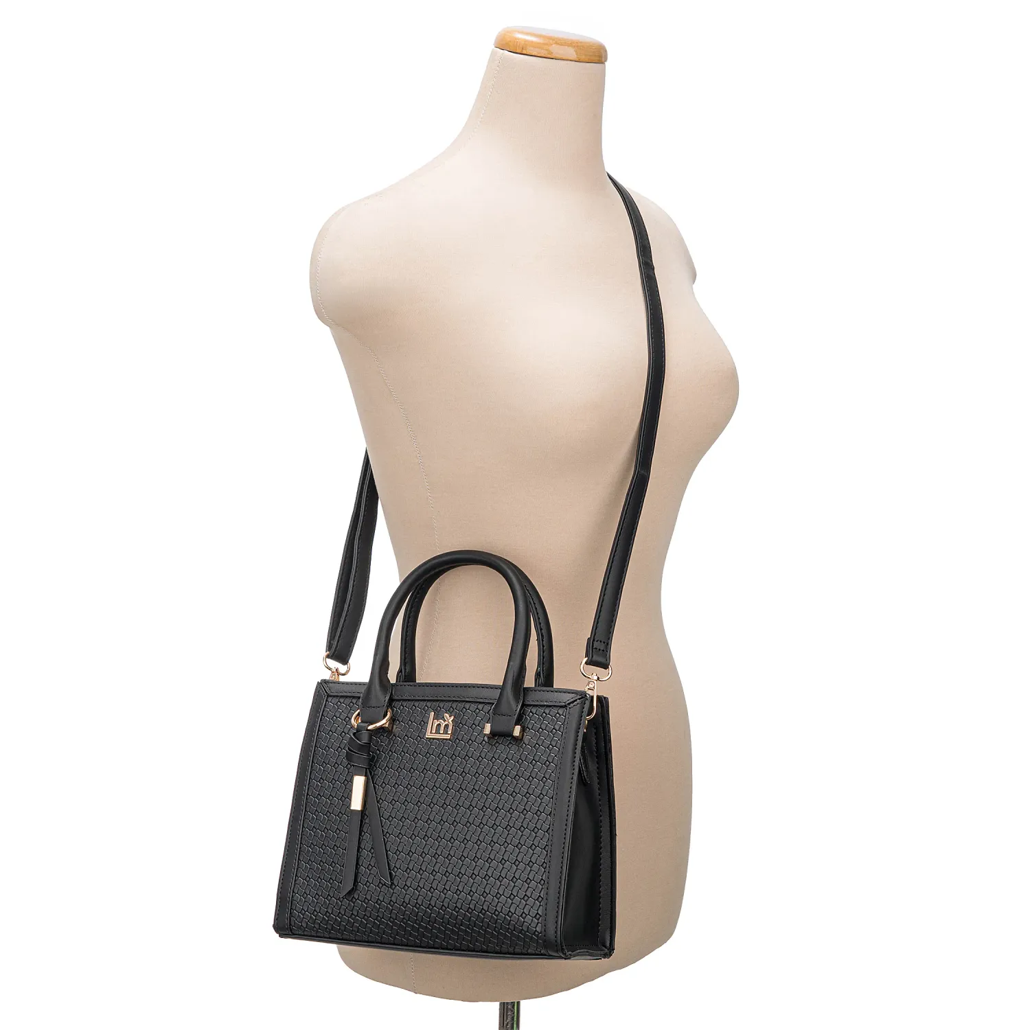 Cartera Limoni Casual Mirella-1 color negro | Platanitos