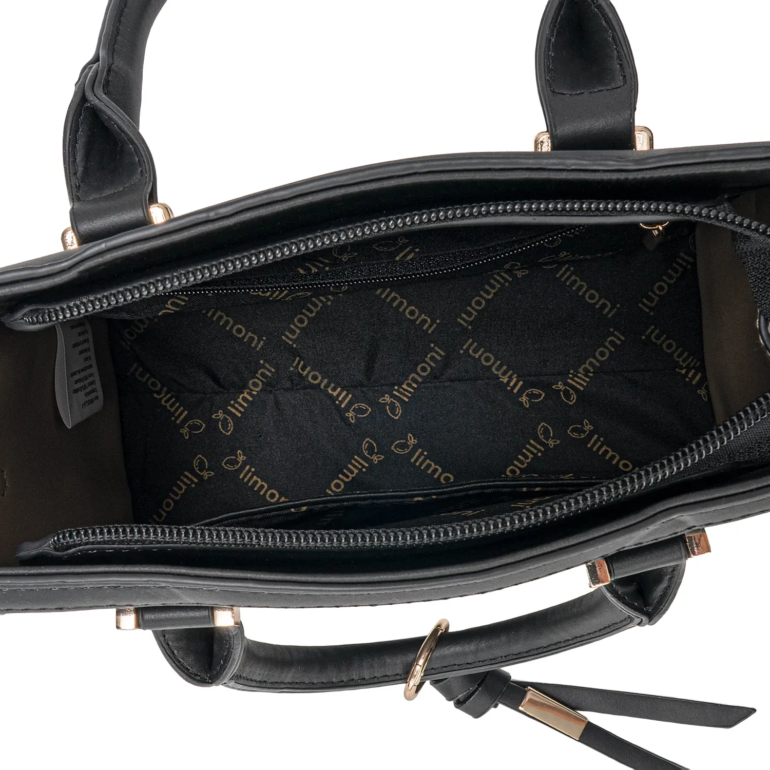 Cartera Limoni Casual Mirella-1 color negro | Platanitos