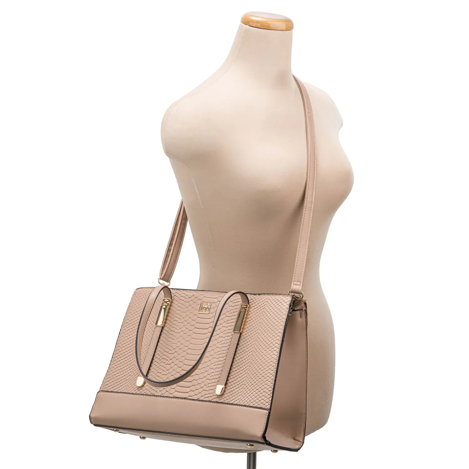 Cartera Limoni Casual Vivian color beige oscuro | Platanitos