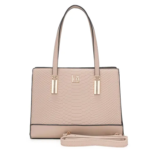 Cartera Limoni Casual Vivian-1 color beige | Platanitos