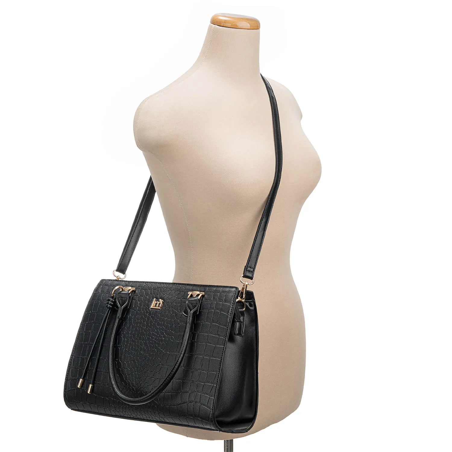 Cartera Limoni Casual Miri color negro | Platanitos