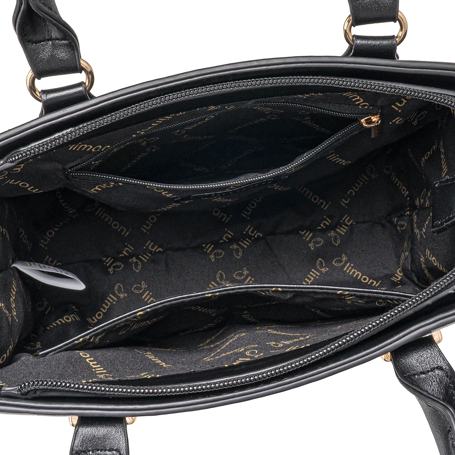 Cartera Limoni Casual Miri-1 color negro | Platanitos