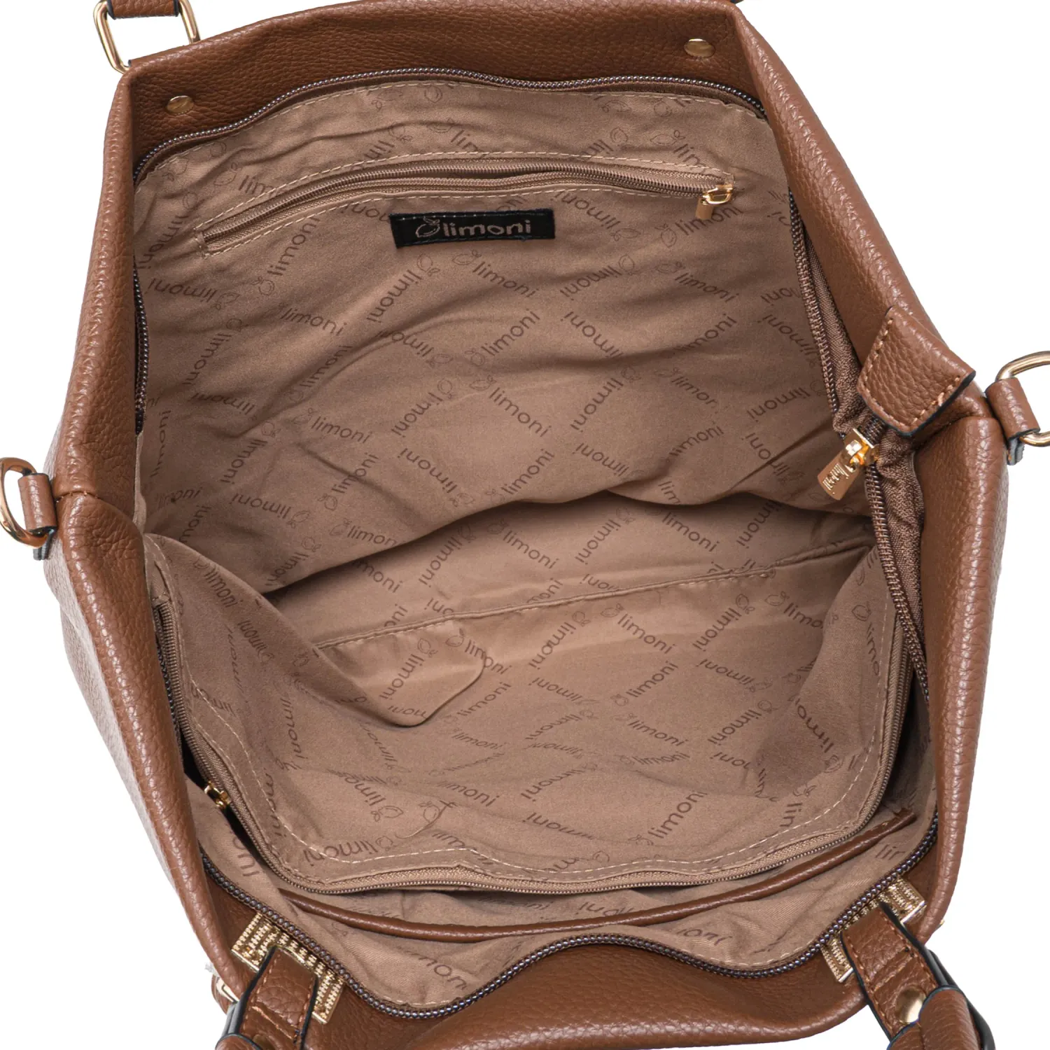 Cartera Limoni Casual Avery color marron | Platanitos