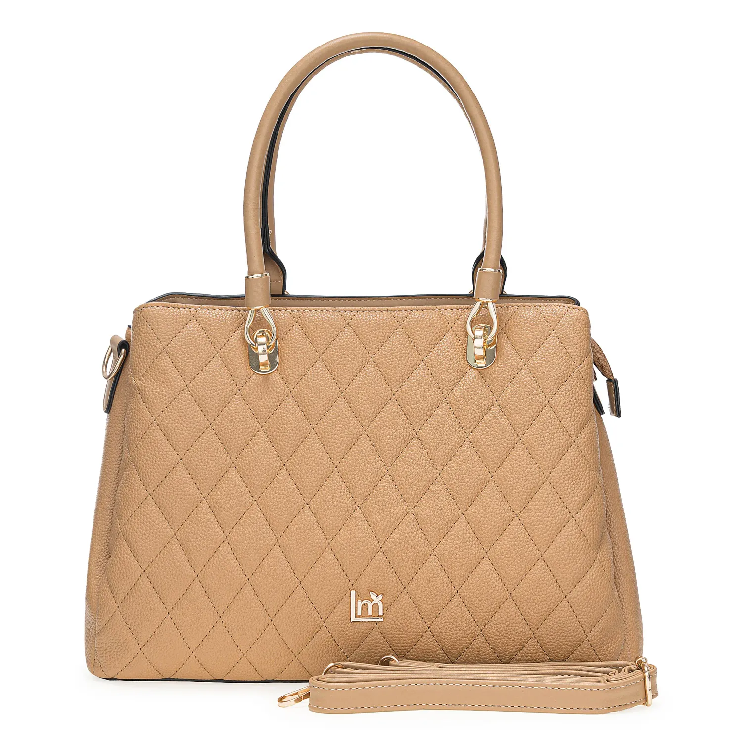 Cartera Limoni Casual Emery color beige oscuro | Platanitos