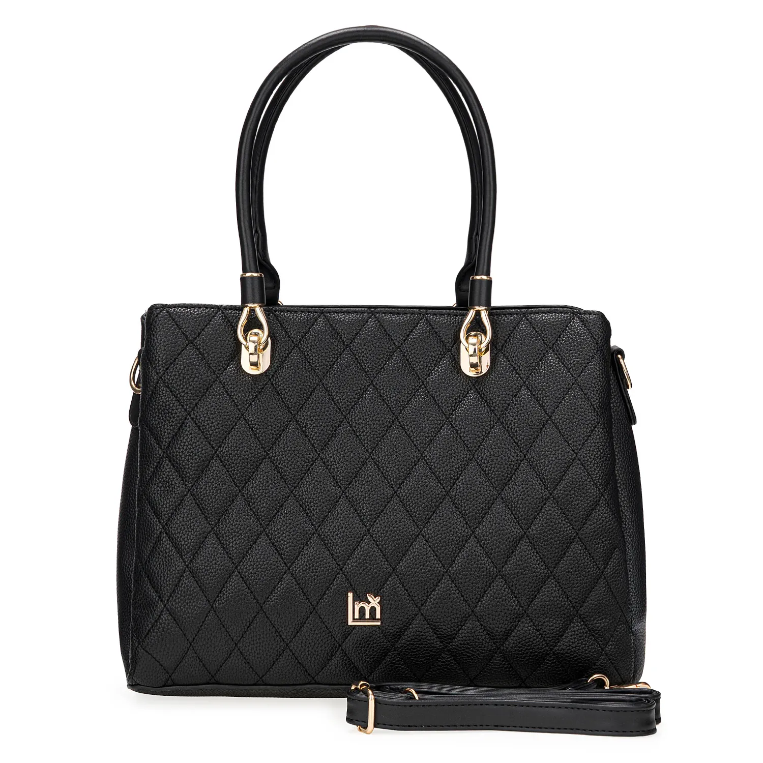 Cartera Limoni Casual Emery color negro | Platanitos