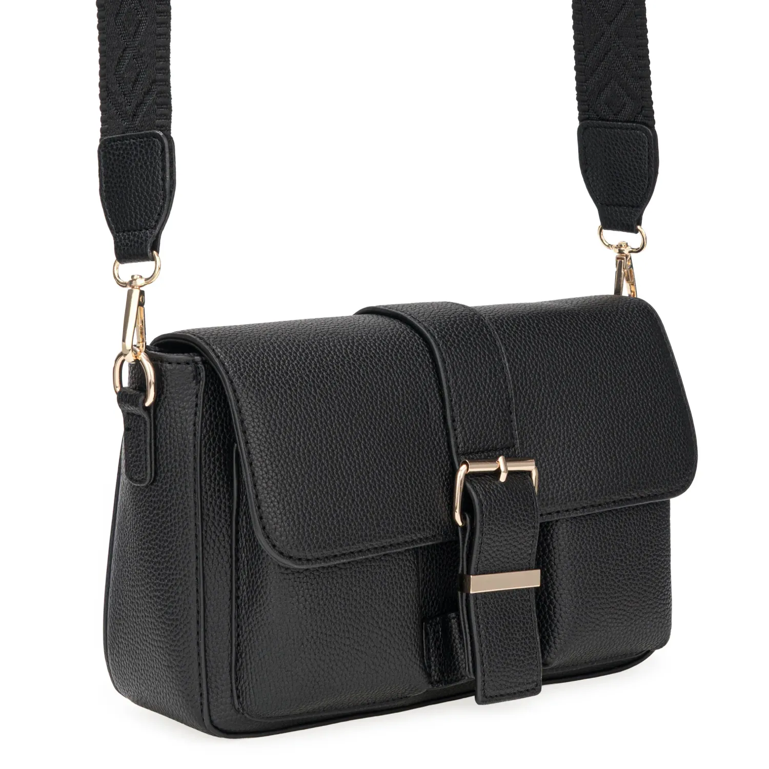 Cartera Limoni Casual Nasha color negro | Platanitos