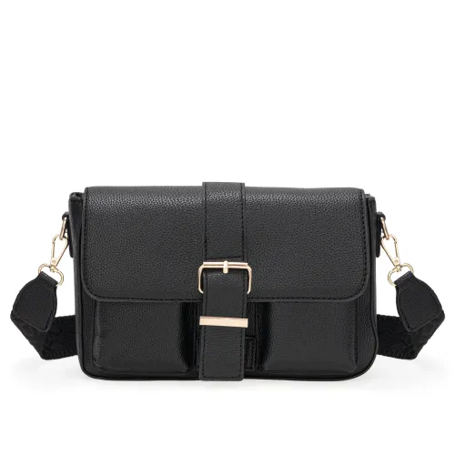 Cartera Limoni Casual Nasha color negro | Platanitos