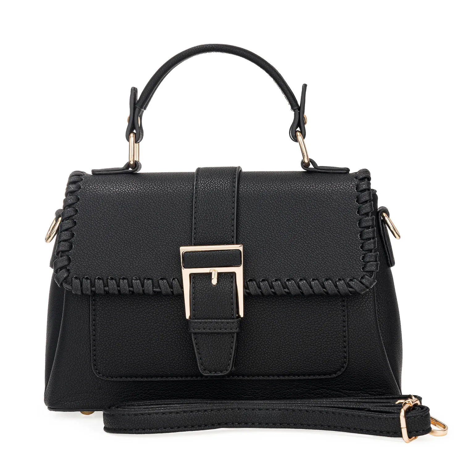 Cartera Limoni Casual Itzy color negro | Platanitos