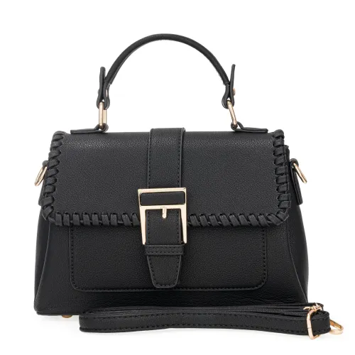 Cartera Limoni Casual Itzy color negro | Platanitos