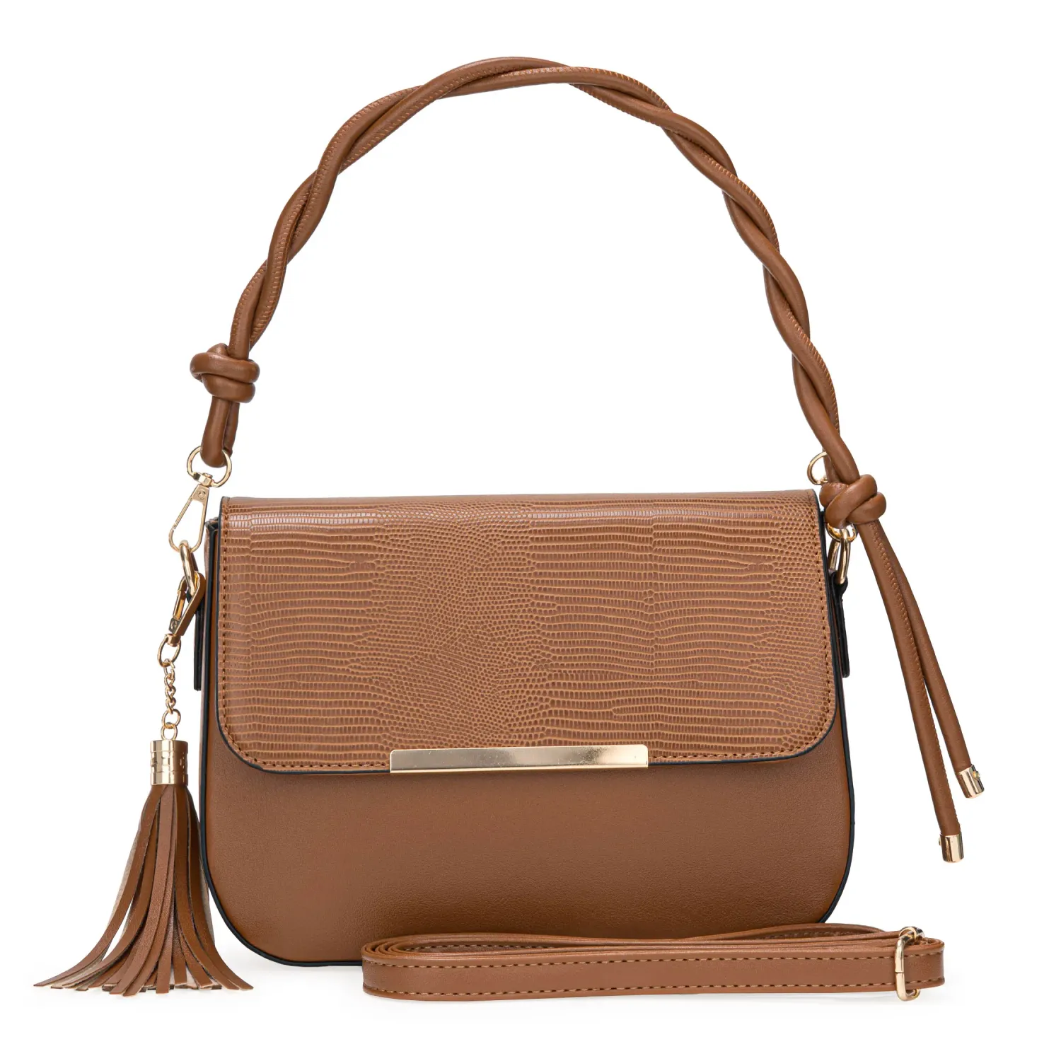 Cartera Limoni Casual Lisa color marron | Platanitos