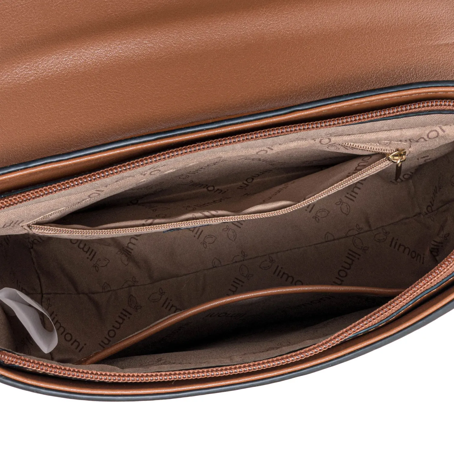 Cartera Limoni Casual Lisa color marron | Platanitos