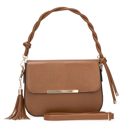 Cartera Limoni Casual Lisa color marron | Platanitos