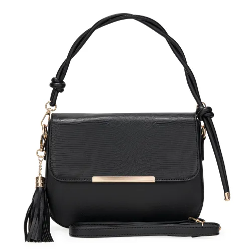 Cartera Limoni Casual Lisa color negro | Platanitos