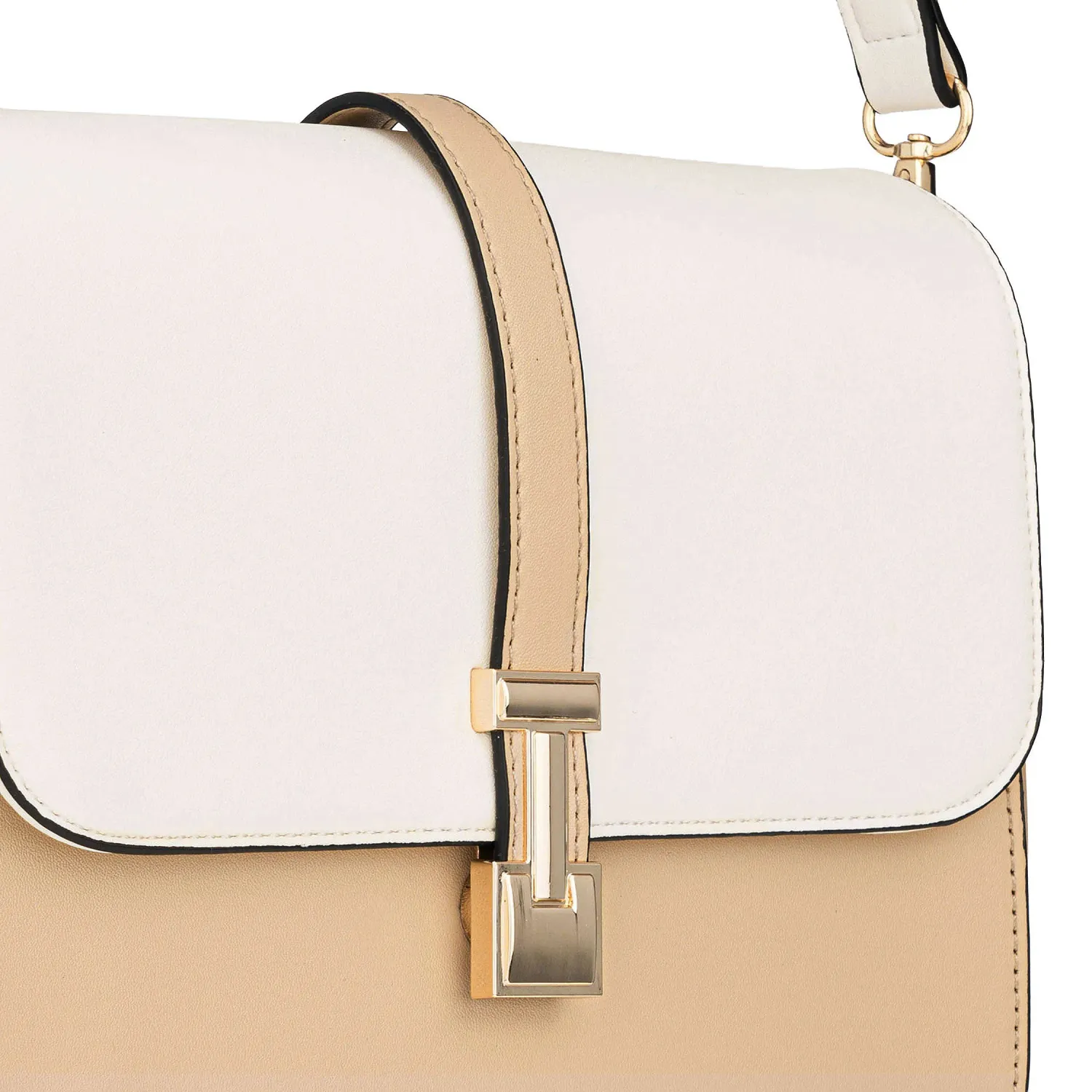LIMONI Cartera Limoni Casual Evelyn color beige / off white | Platanitos