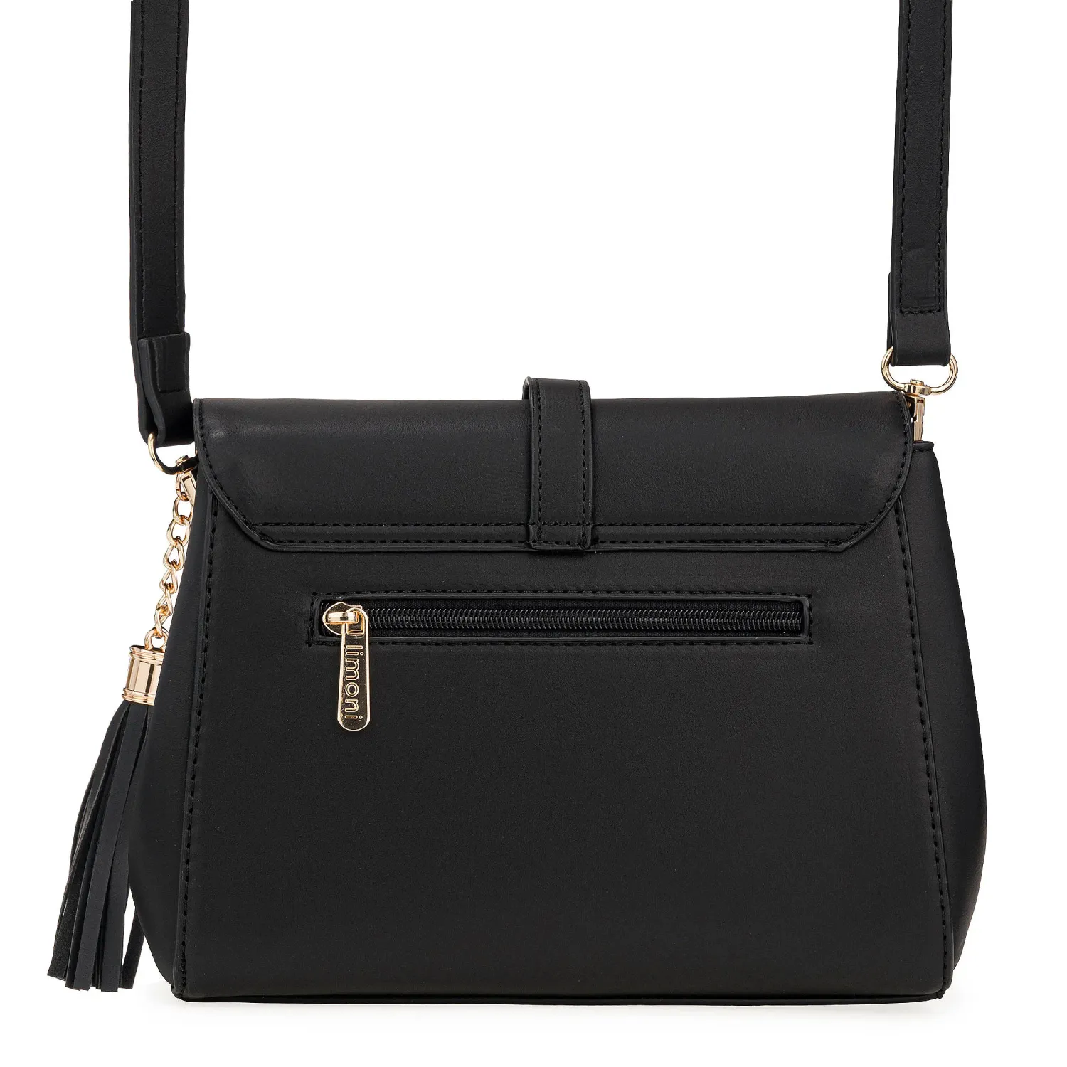 Cartera Limoni Casual Evelyn color negro | Platanitos