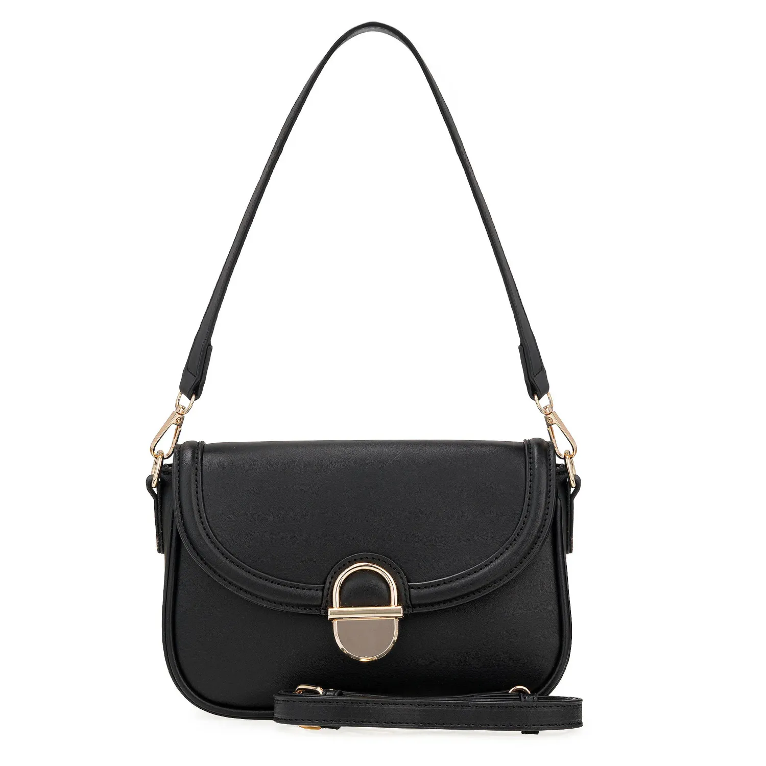 Cartera Limoni Casual Harper color negro | Platanitos