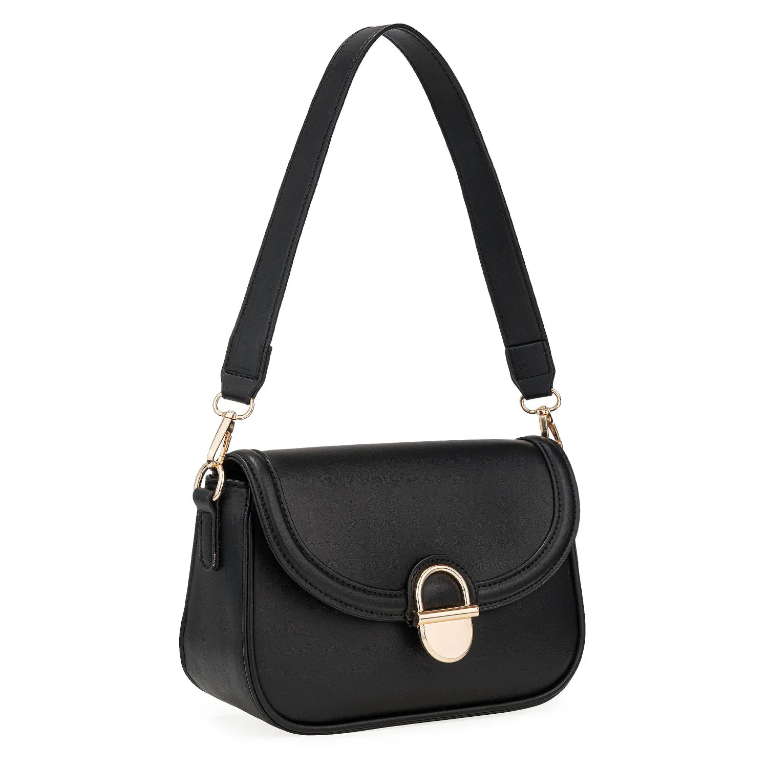 Cartera Limoni Casual Harper color negro | Platanitos